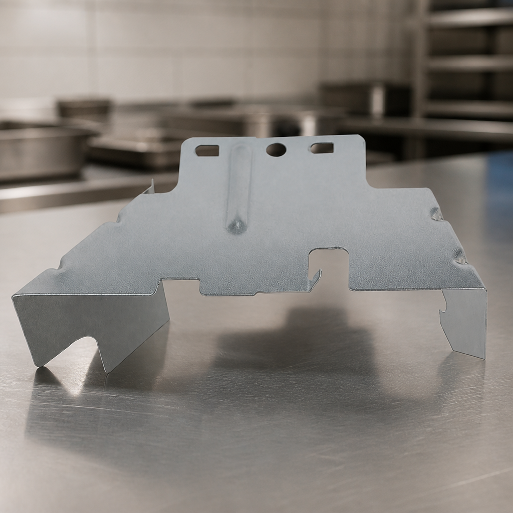 Commercial Air Duct 10mm x 120mm Galvanised Steel Part