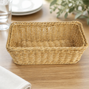 Commercial Rectangular Serving Basket 300x230mm Light Brown