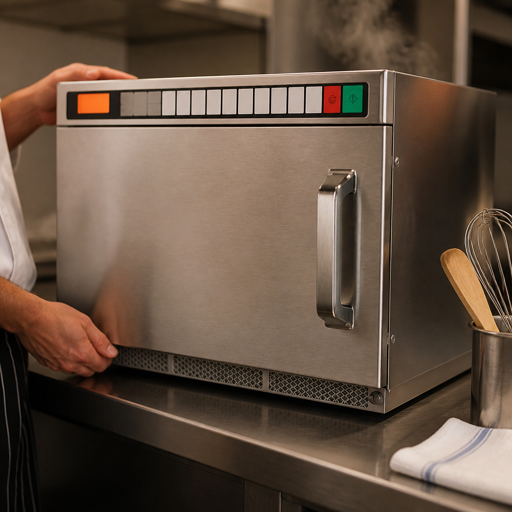 Commercial Inverter Microwave 1800W Stainless Steel 13A