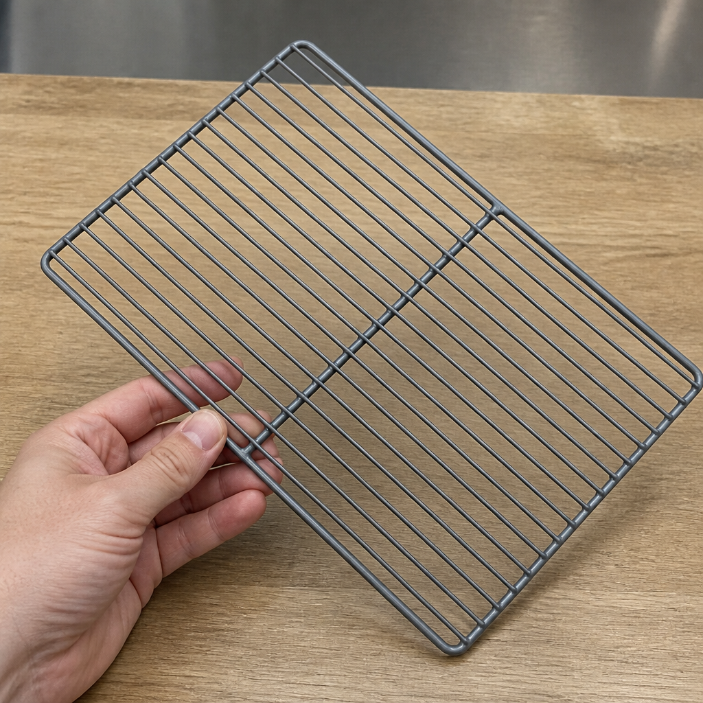 Commercial stainless steel floor protector shelf 20x315x420mm