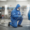 Premium Disposable Coverall for Non-Hazardous Protection with Elasticated Hood and Two-Way Zipper