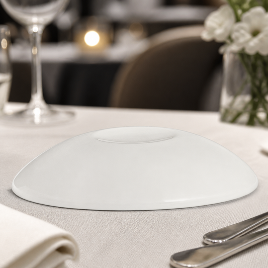 Commercial Bowl Lids 130mm Diameter for Food Presentation 12 Pack