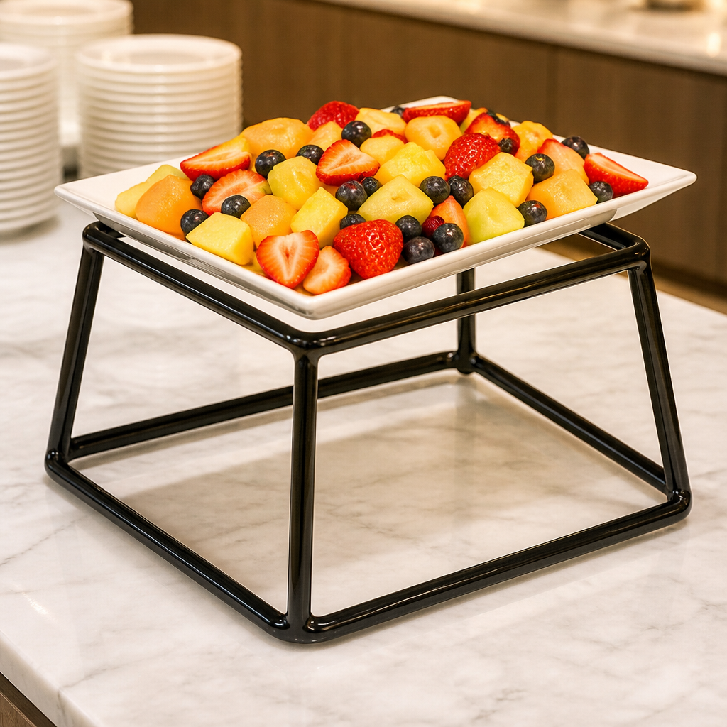 Medium Metal Stand for Round and Square Trays