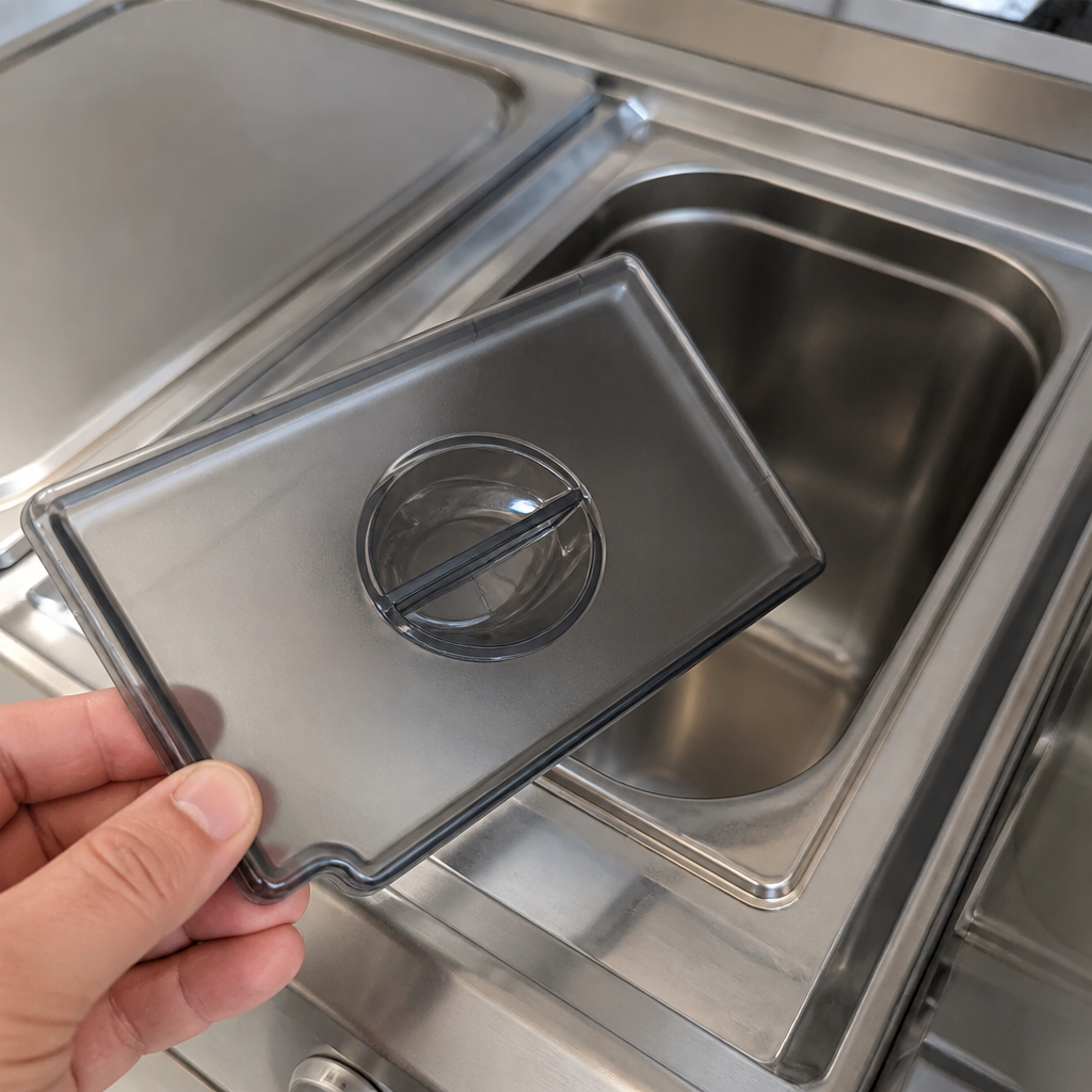 Commercial Bean Container Cover Assembly for coffee machines