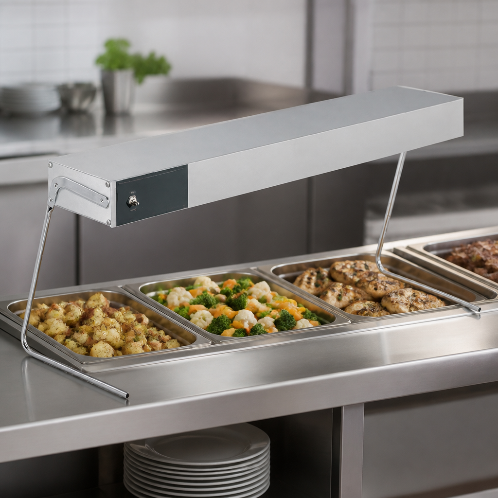 Commercial Electric Food Warmer 914mm with C-Leg Stand