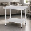 900mm Stainless Steel Commercial Prep Table Workbench