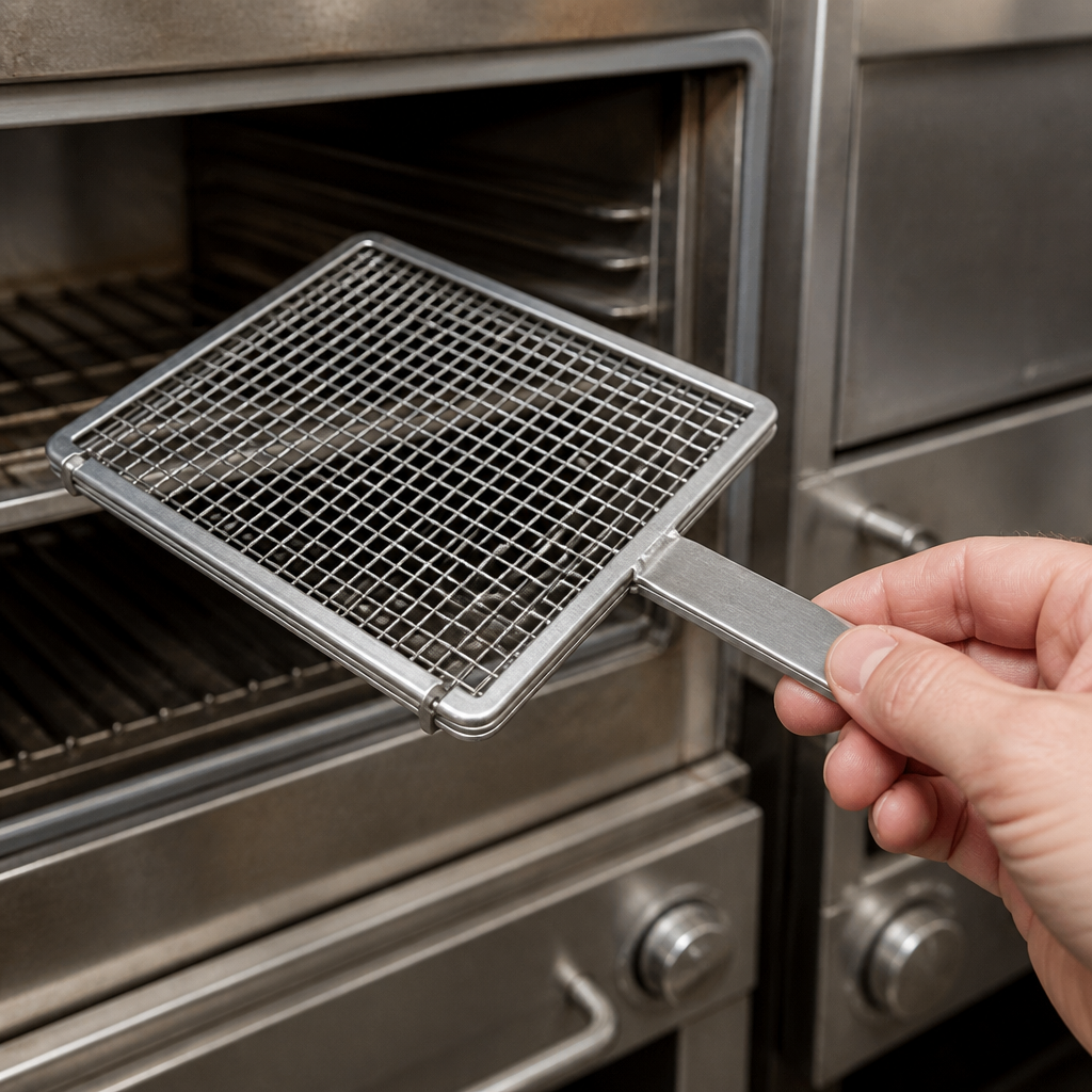 Commercial Charcoal Grill Rack 200x300mm Cast Aluminium
