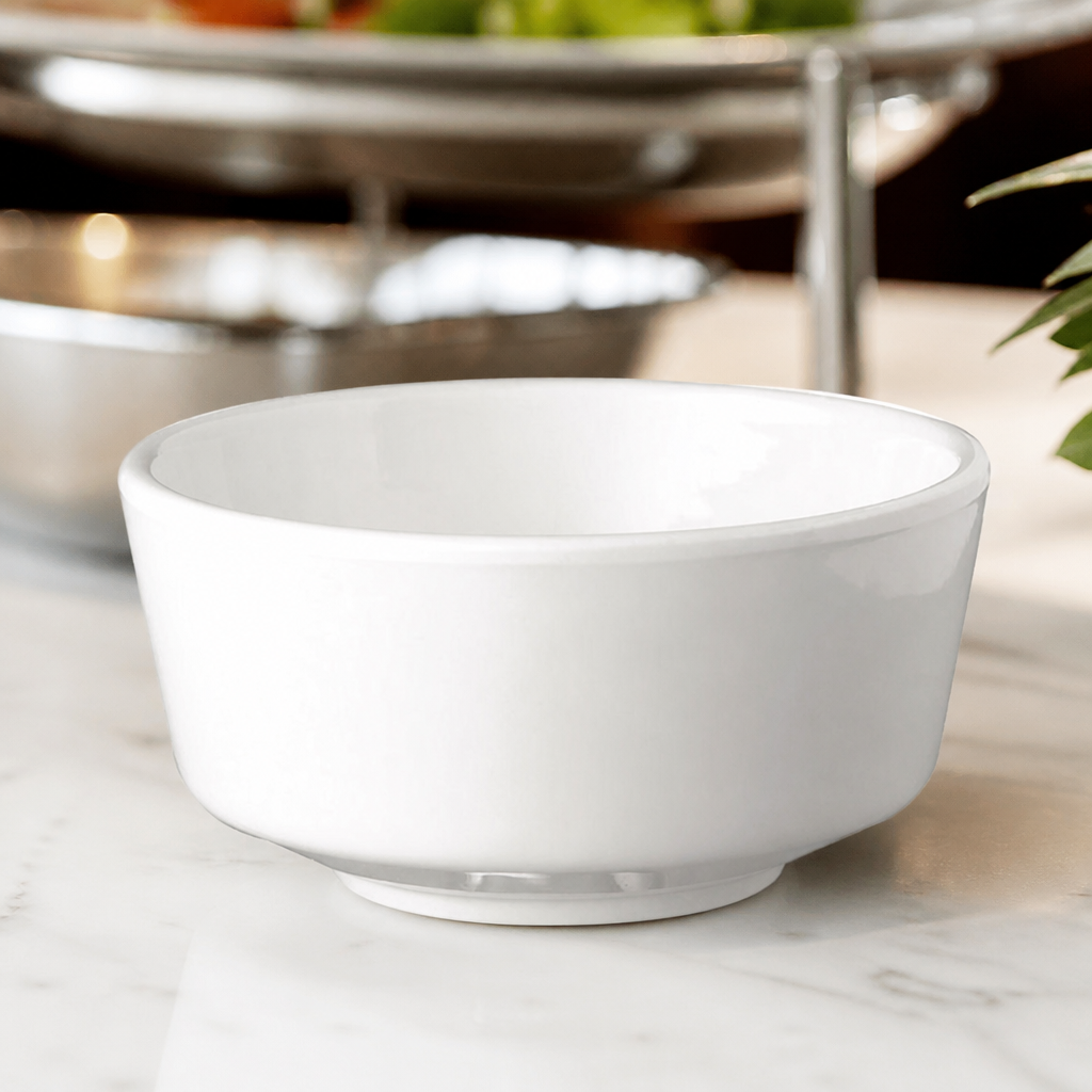 Commercial Melamine Float Round Bowl 205mm 2Ltr Capacity