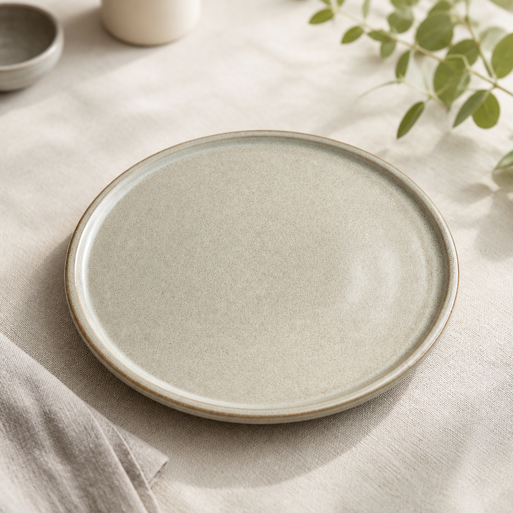 Commercial Stack Plates 230mm Vitrified China 12 Pack