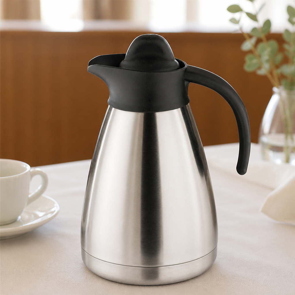 1L stainless steel vacuum jug for catering use