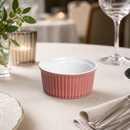 Commercial Souffle Dishes 145ml Red Ramekins 90mm 12 Pack