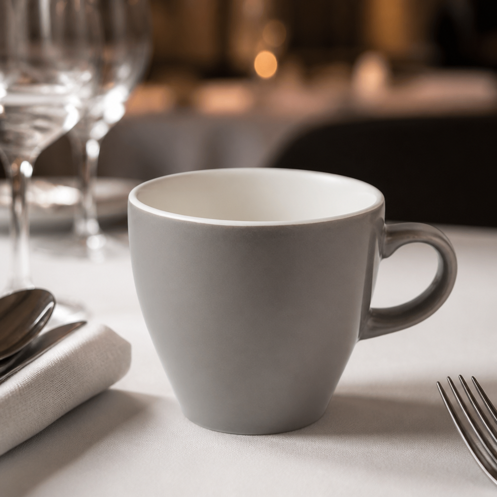 Commercial Ceramic Tulip Cups 170ml - 12 Pack