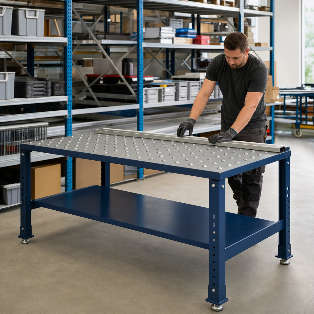 Ball Bearing Transfer Workbench Table