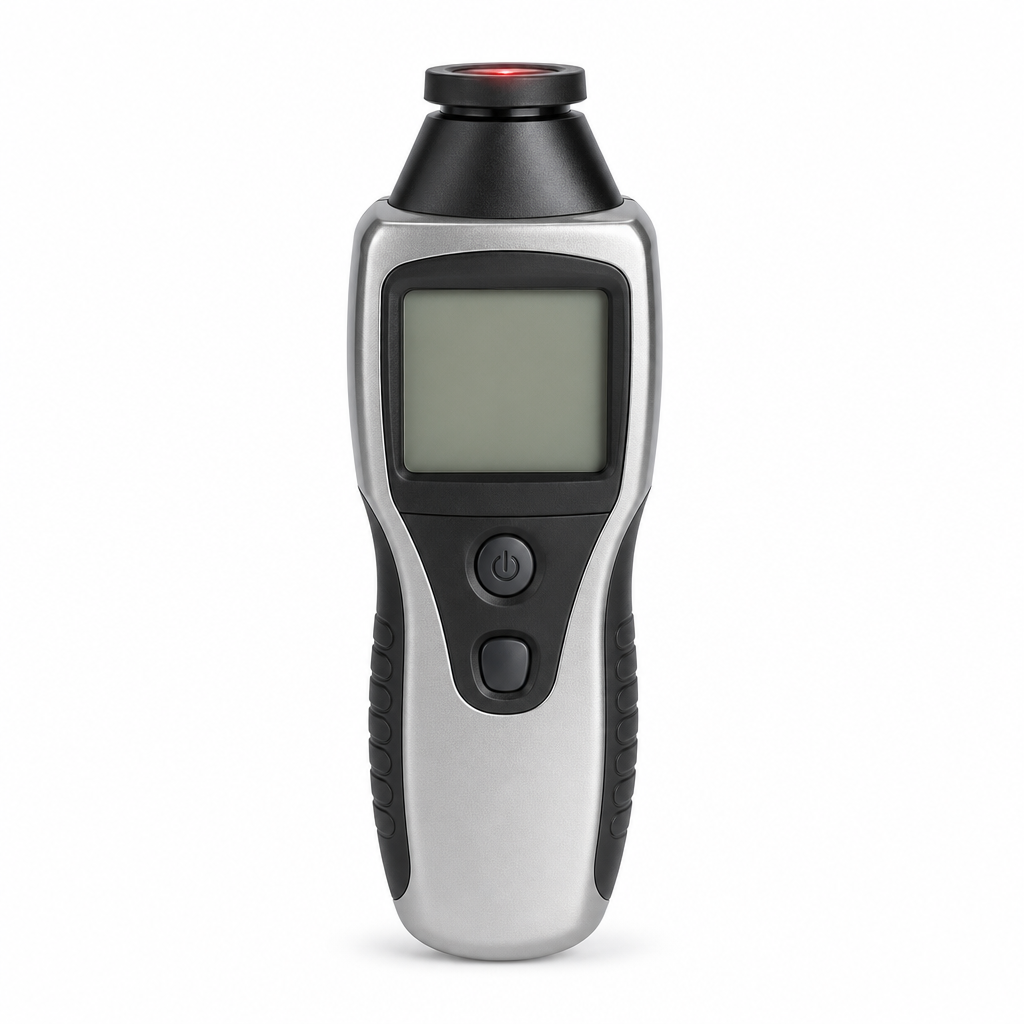 Battery Operated Digital Tachometer with Non-Contact Speed Reading