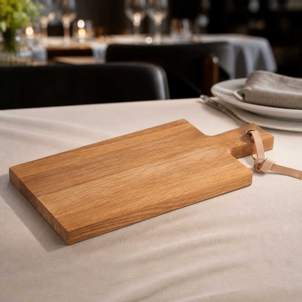 Wooden Serving Board 350x170mm rustic trivet for catering