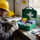Premium Small Workplace First Aid Kit - HSE Compliant with Durable Box and Comprehensive Contents
