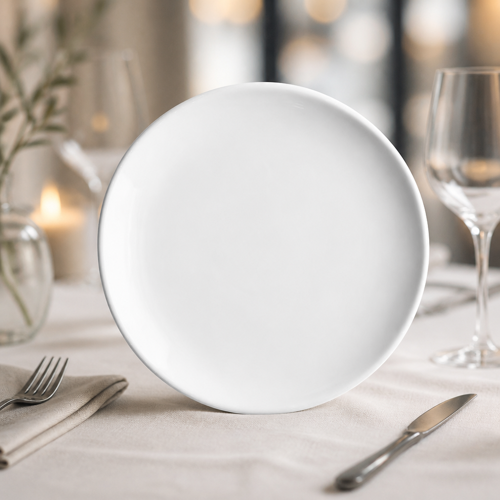 Commercial Chia Plates 270mm Porcelain - 6 Pack