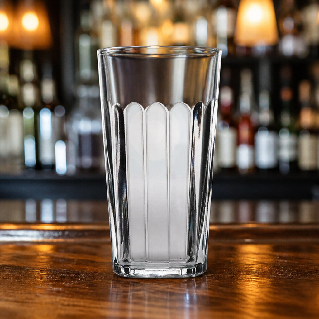 24 pack of commercial pint glasses 1 pint 590ml panelled tumblers