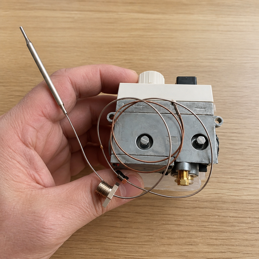 Replacement Thermostat for Commercial Fryers 125mm Height