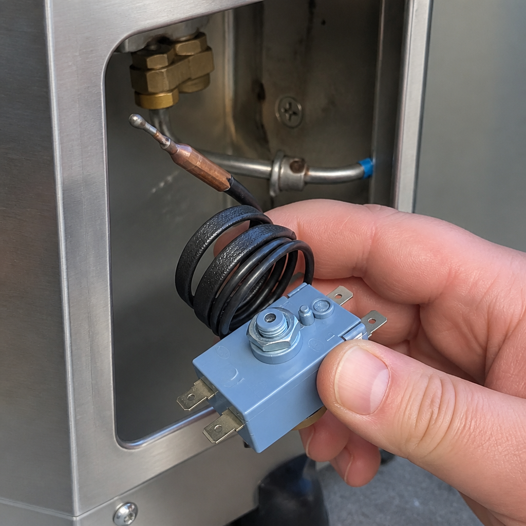 Genuine replacement thermostat for commercial water boiler