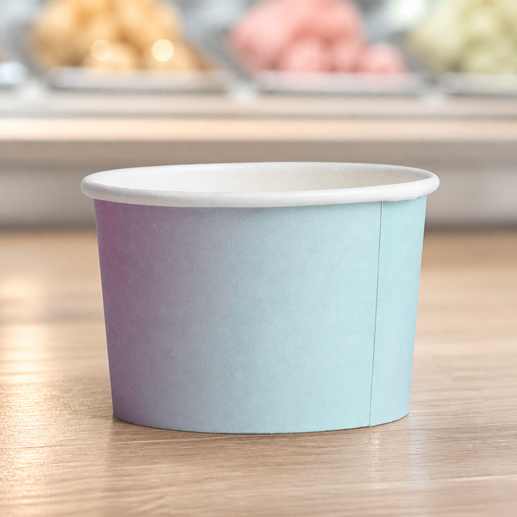 Commercial Single Scoop Ice Cream Pots 4oz 1000 Pack