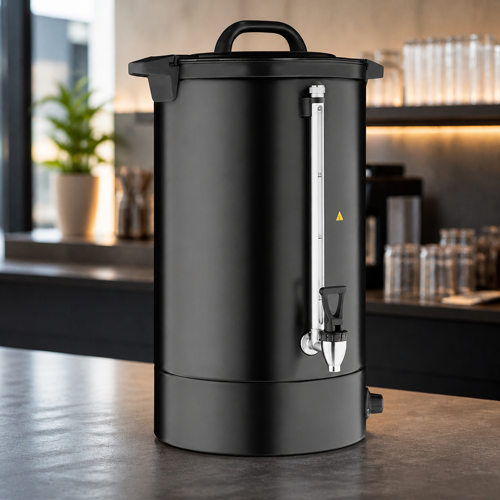 20Ltr Commercial Manual Fill Water Boiler Matt Black