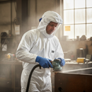 Premium Versaflo Respirator Hood for Comprehensive Head and Face Protection with Adjustable Airflow Control and Reusable Components