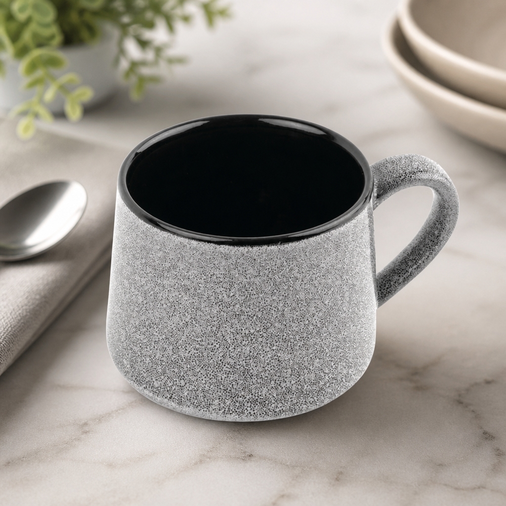 Commercial Mineral Cups 285ml Grey Porcelain - 6 Pack
