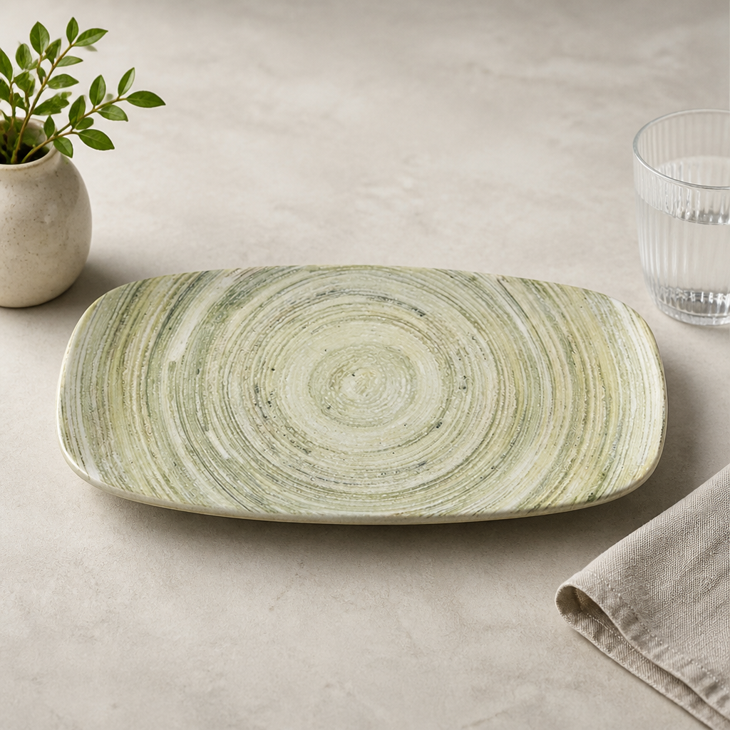 Commercial Chef's Oblong Plates 330 x 178mm - 6 Pack