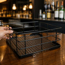Commercial High Sided Glass Basket for 16 Pint Glasses