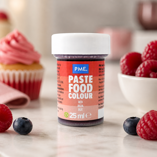 Commercial Food Colour Concentrate Gel Paste - Berry Red 25g
