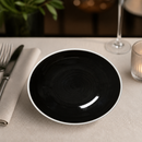 Commercial 175mm Black Bowls - 12 Pack Catering Crockery