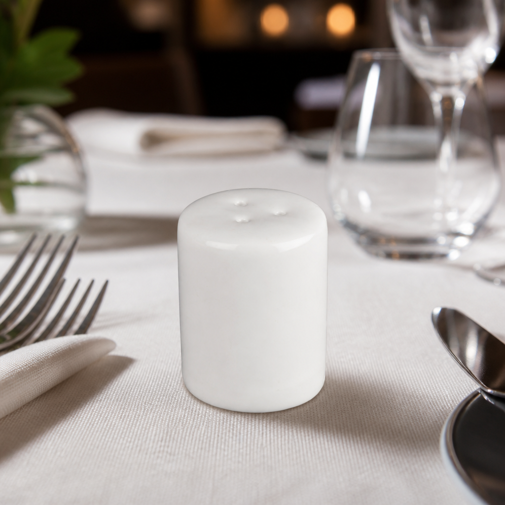 Commercial Porcelain Pepper Shakers 12 Pack for Catering