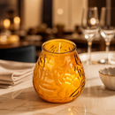 Commercial Table Candles in Glass Jars - 12 Pack