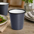 Commercial Enamel Tumblers 310ml Grey 6 Pack
