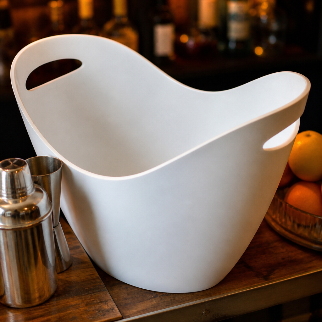 8L capacity commercial plastic wine cooler champagne bucket