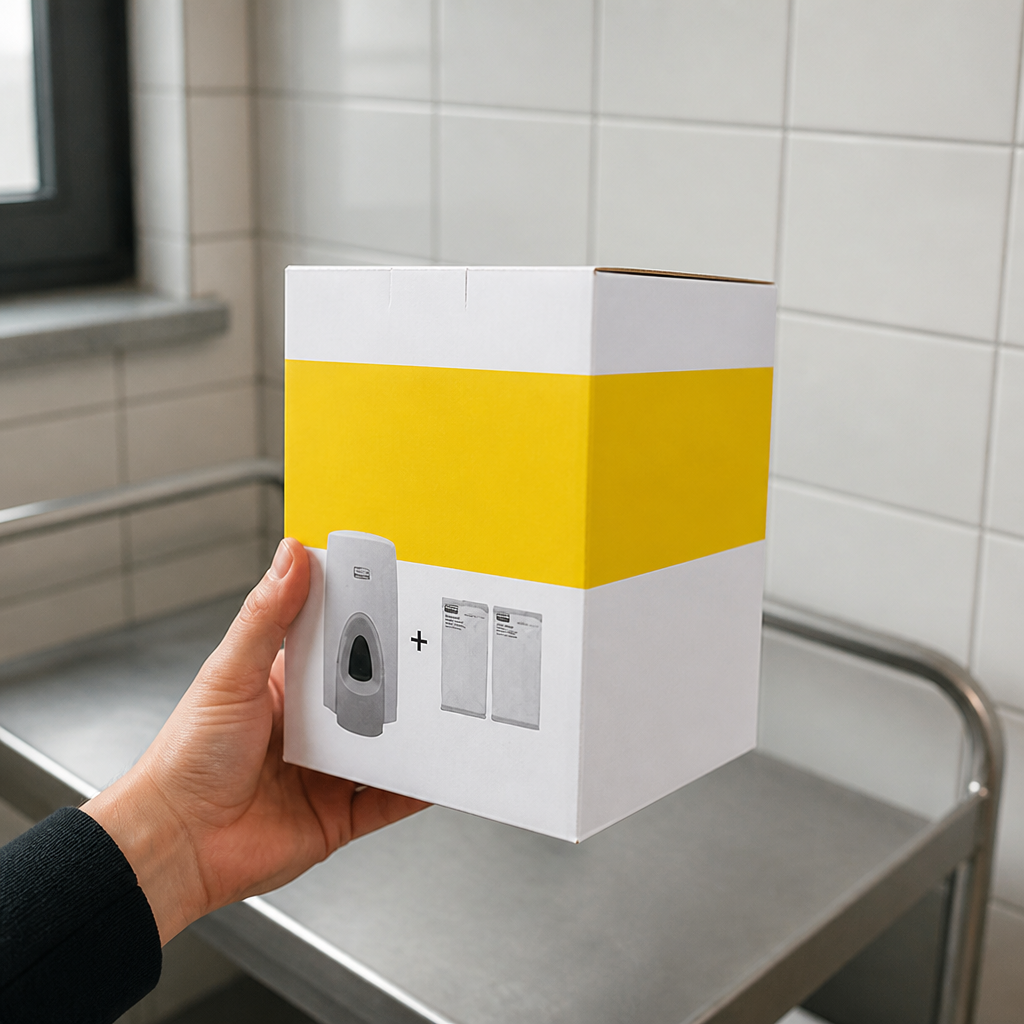 Commercial manual foam soap dispenser with two 800ml soaps
