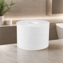 Coreless Toilet Paper Rolls 2-Ply White 24 Pack Commercial Use