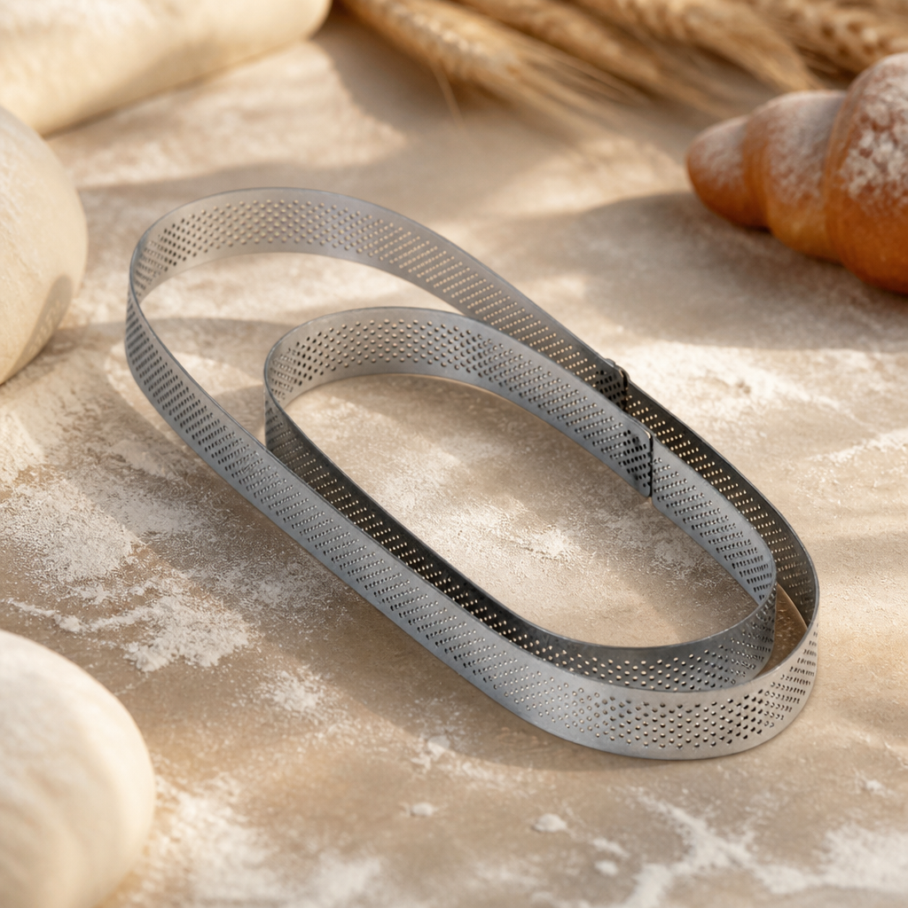 Oval Stainless Steel Mould 290x90x35mm for baking
