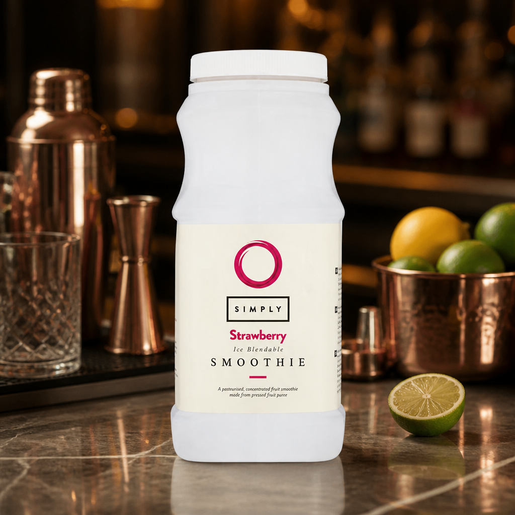 Commercial Strawberry Smoothie Mix 1L vegan friendly