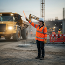 Professional High Visibility Long Sleeve Waistcoat in Hi-Vis Orange with Reflective Tape for Enhanced Safety