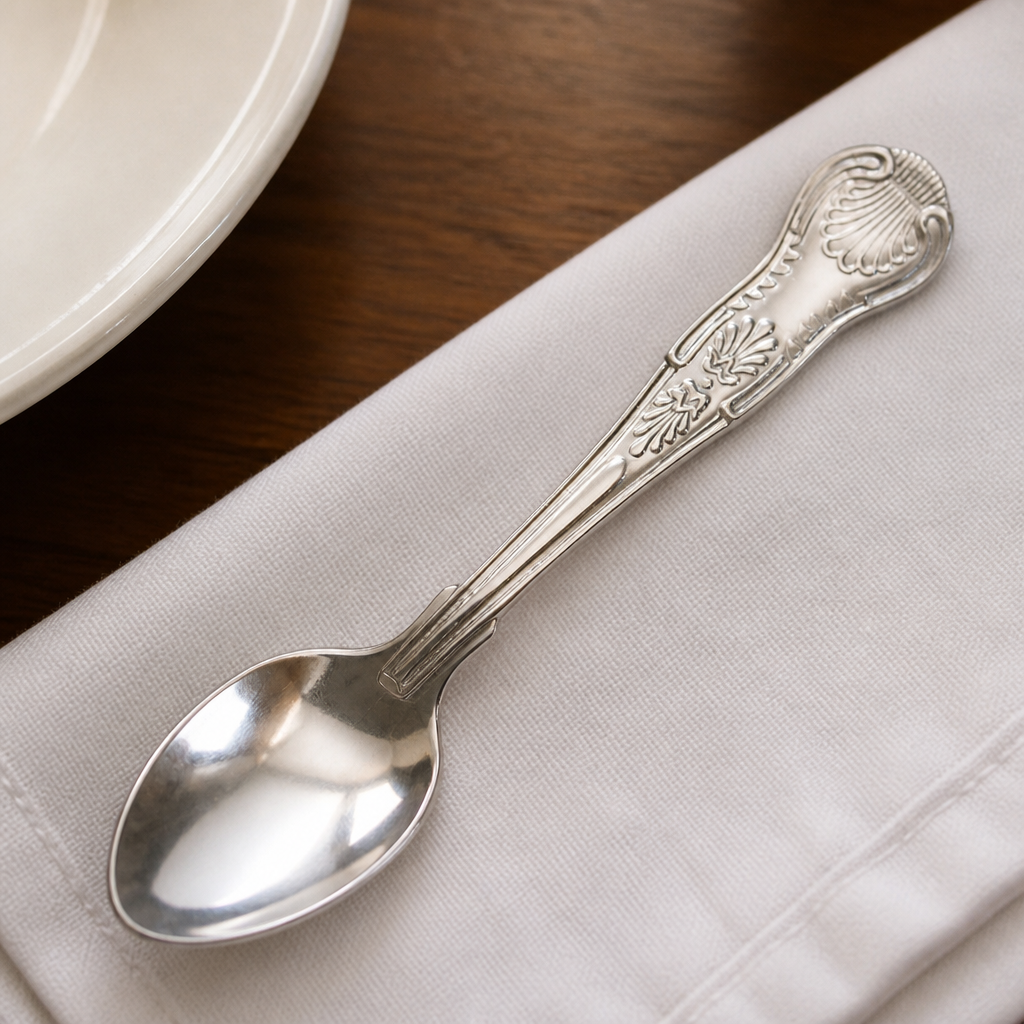 Commercial stainless steel teaspoons 12 pack 137mm