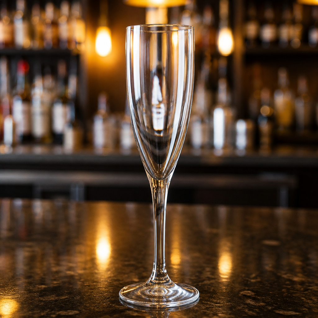 140ml Commercial Polycarbonate Champagne Flutes - 12 Pack