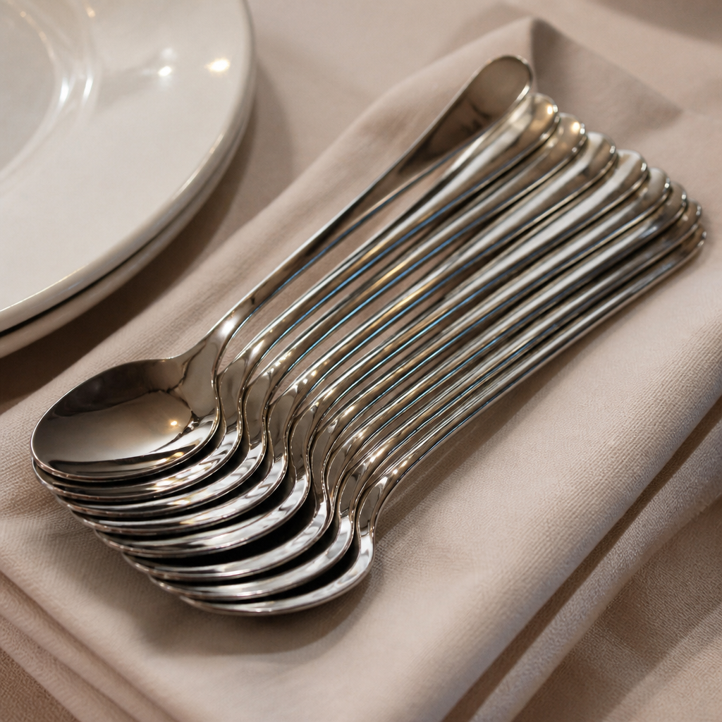 Commercial Stainless Steel Teaspoon 12 Pack 133mm Length
