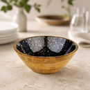 Commercial Wooden Bowl 300mm Diameter 3L Capacity