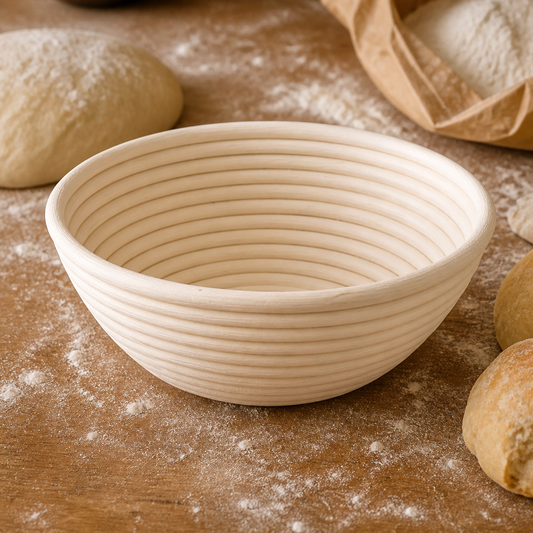 Commercial Rattan Proving Basket 220x80mm for Bread Making