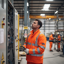 Premium Arc Flash and Flame Resistant Hi-Vis Orange Jacket with Enhanced Protection and Safety Features