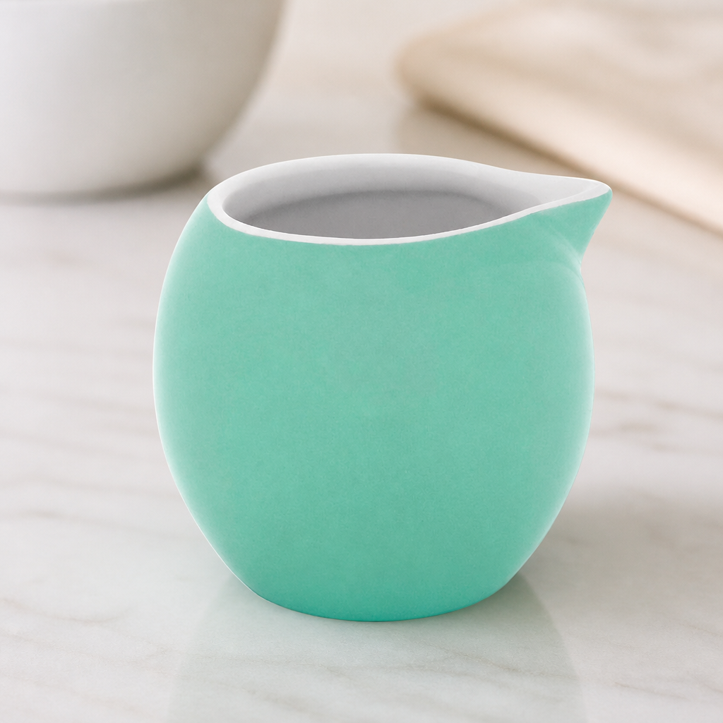 Commercial Aqua Milk Jugs 70ml Set of 6 Contemporary Design