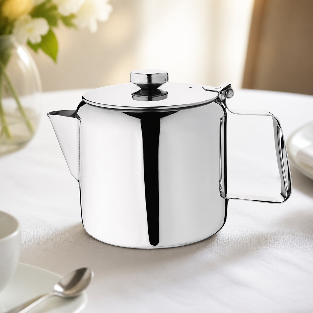 Commercial Stainless Steel Teapot with 2Ltr capacity
