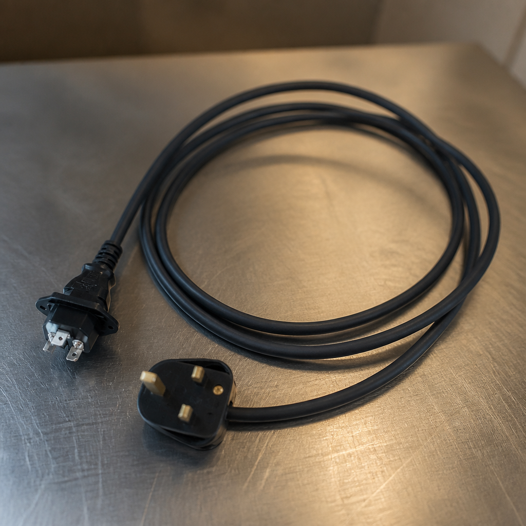 Commercial Power Cord Assembly for Food Merchandiser 3000mm